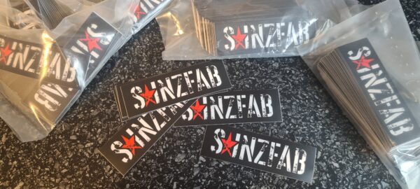 SainzFab Logo - Vinyl Stickers - Image 3