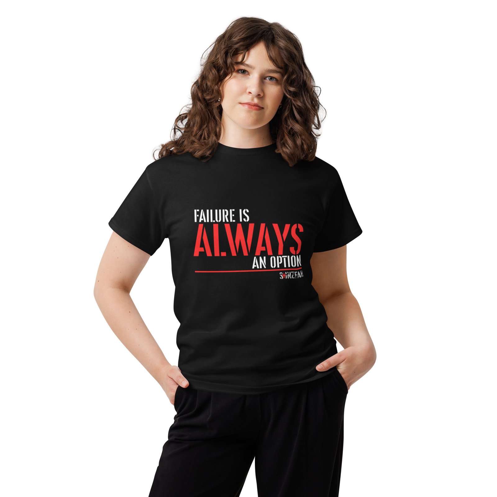 Failure Is Always an Option – SainzFab T-Shirt - Image 2